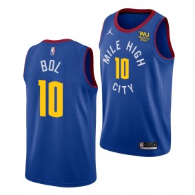 Oregon Ducks 2019 Draft Bol Bol Nuggets Royal #10 Jersey Statement Edition