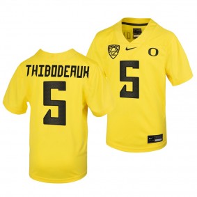 Youth Oregon Ducks Kayvon Thibodeaux 2021-22 College Football Untouchable Jersey - Yellow