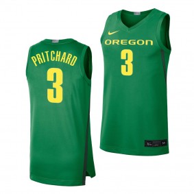 Oregon Ducks Payton Pritchard #3 Jersey Green Limited College Baketball Jersey - Men's